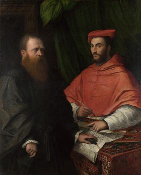 Kardinal Ippolito de' Medici und Monsignor Mario Bracci