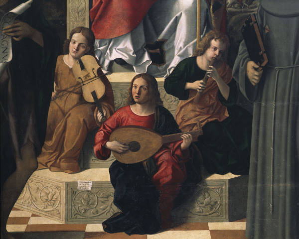 G.da Santacroce, Engel von Girolamo da Santacroce