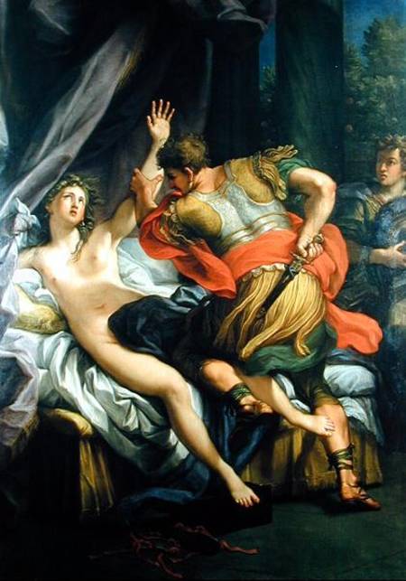 Rape of Lucretia von Giulio Cesare Procaccini