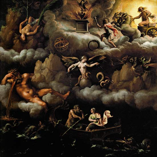Allegory of immortality von Giulio Romano