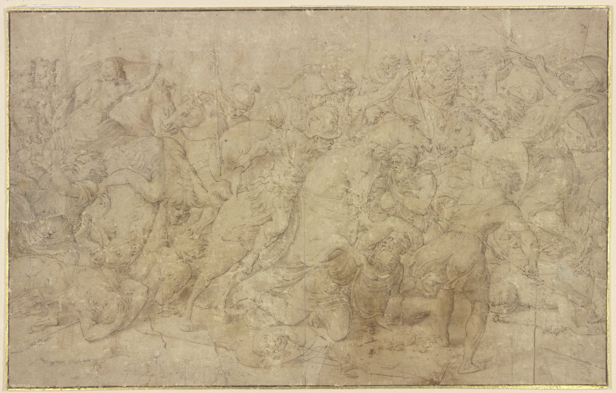 Eine Schlacht von Giulio Romano