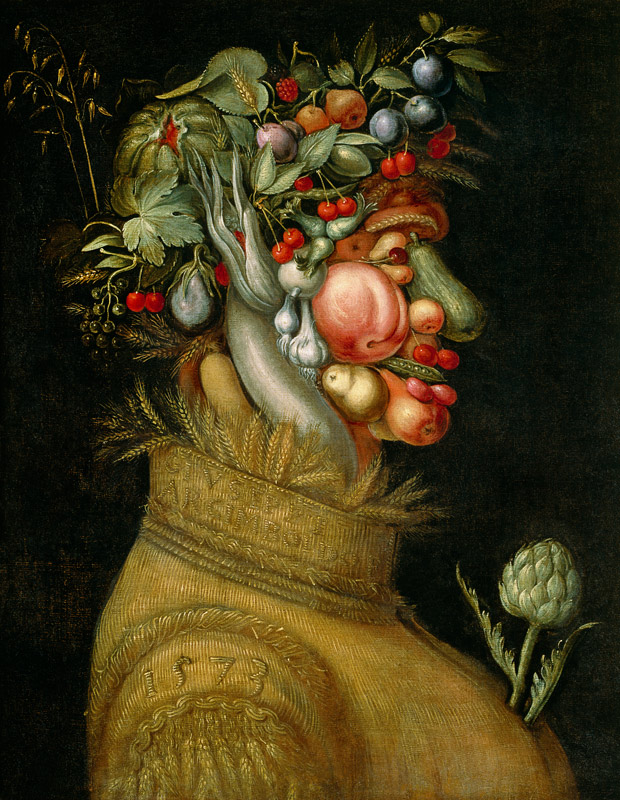 Summer, 1573 von Giuseppe Arcimboldo