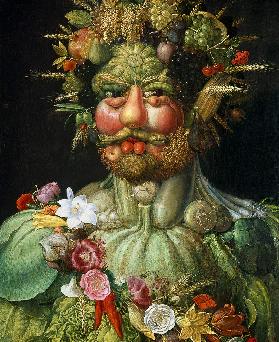 Rudolf ll. ist Vertumnus 1590