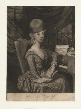 Porträt von Prinzessin Isabella Fortunata von Flemming (1746-1835) 1777