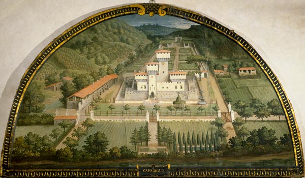 Caffagiolo, Villa Medicea von Giusto Utens