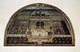 Villa di Castello from a series of lunettes depicting views of the Medici villas 1599