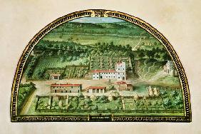 Colle Salvetti, from a series of lunettes depicting views of the Medici villas 1599