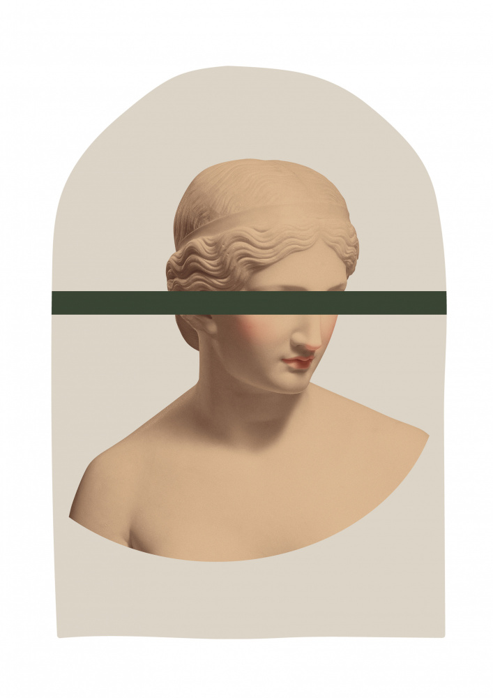 Artemis Senf und Grün von Grace Digital Art Co