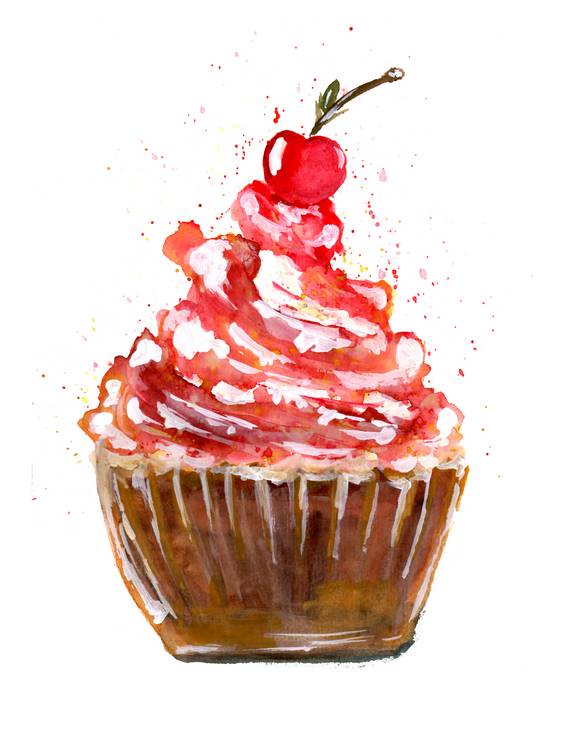 Cherry Cupcake von Sebastian  Grafmann