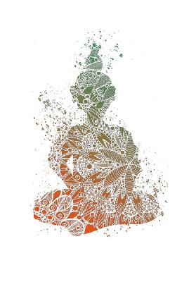 Buddha Mandala Silhouette 2020