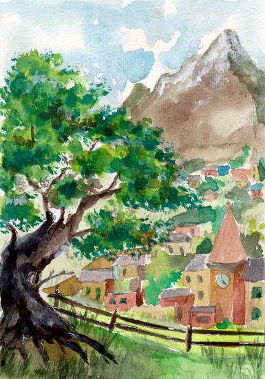 Mountain Village and Old Tree 2021