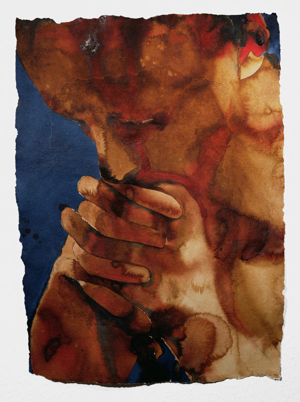 Prayer, 1981 (colour dye on handmade indian paper)  von Graham  Dean