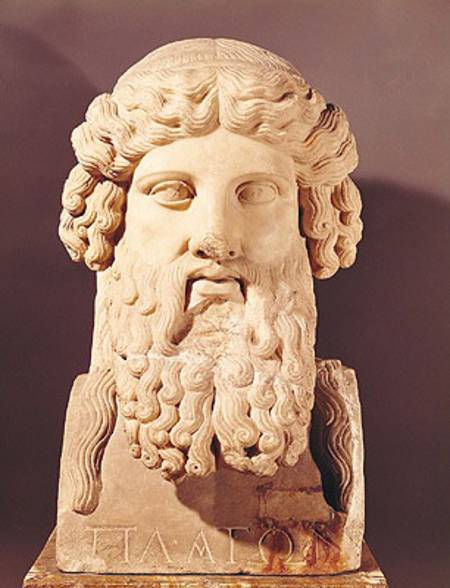 Bust of Plato (c.428-c.348 BC) von Greek