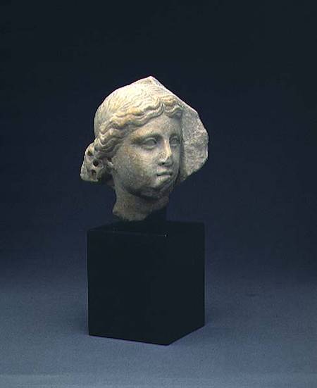 Head of a woman from a funerary reliefClassical Period von Greek