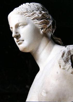 Venus de Milo, detail of the head, Hellenistic period c.100 BC