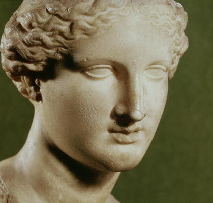 Head of Artemis (marble) von Greek 2nd century BC