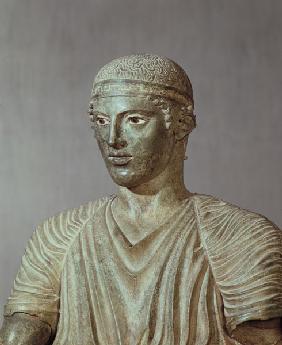 Detail of the Delphi Charioteer c.470 BC