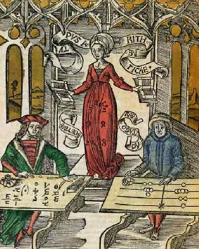 Allegory of Arithmetic, from 'Margarita Philosophica' 1504
