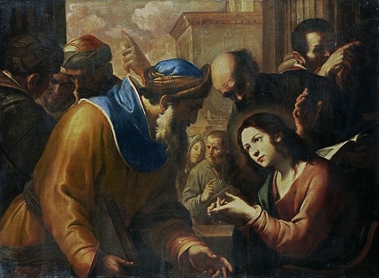 Christ Disputing with the Doctors, c.1660''s von Gregorio Preti