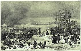 Die Abholzung eines Tales bei Schali 1847