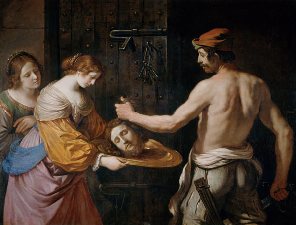 Guercino, Salome empfängt Haupt Johannes von Guercino (eigentl. Giovanni Francesco Barbieri)
