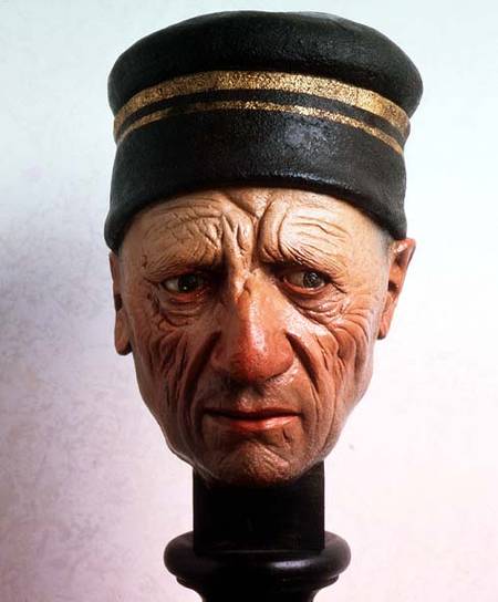 Head of a Man in a Hat (Joseph of Arimathaea or Nicodemus) von Guido  Mazzoni