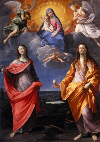 G.Reni / Madonna della neve /Ptg./ 1623 von Guido Reni