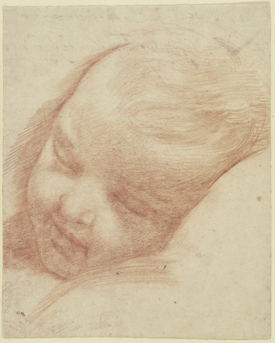 Kopf eines schlafenden Kleinkindes von Guido Reni