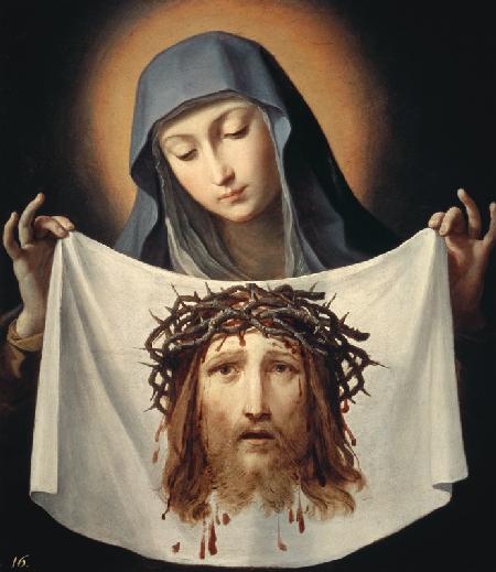 Die Hl. Veronika mit dem Schweisstuch Jesu. Späte 1630