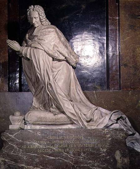 The Tomb of Cardinal Guillaume Dubois (1656-1723) von Guillaume I Coustou