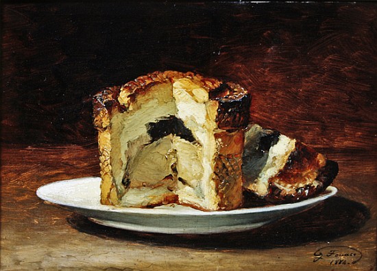 Still life of pie von Guillaume Romain Fouace