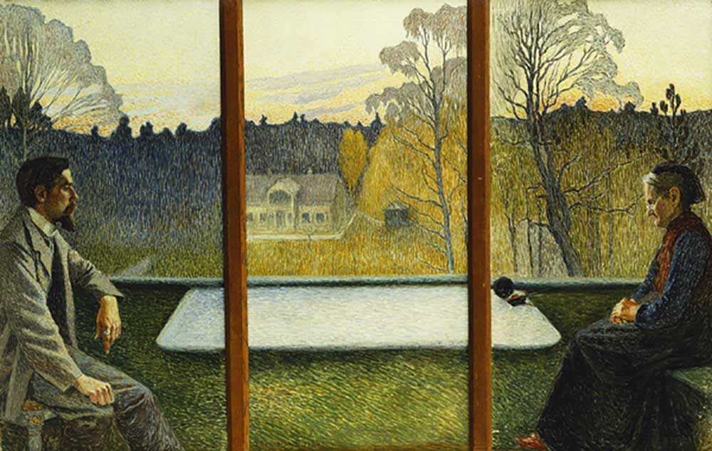 Auf der Terrasse, 1904 von Gunnar Gunnarson