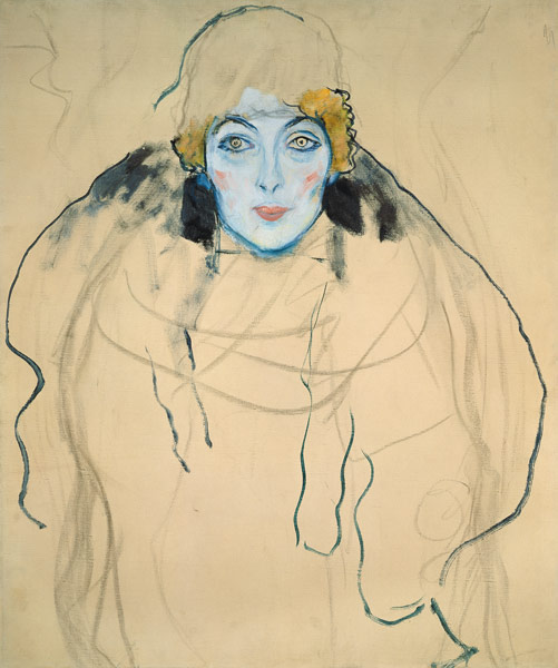 Frauenkopf von Gustav Klimt