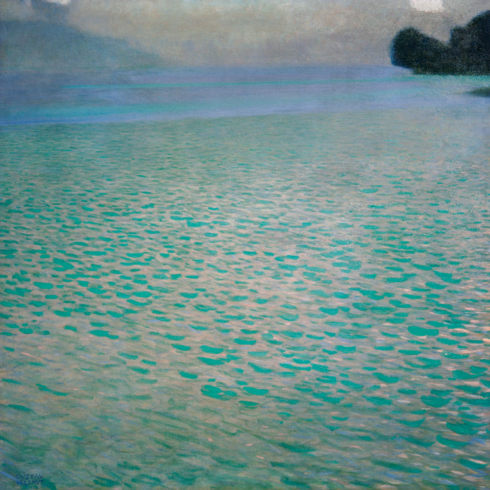 Am Attersee (Stilles Wasser?) von Gustav Klimt