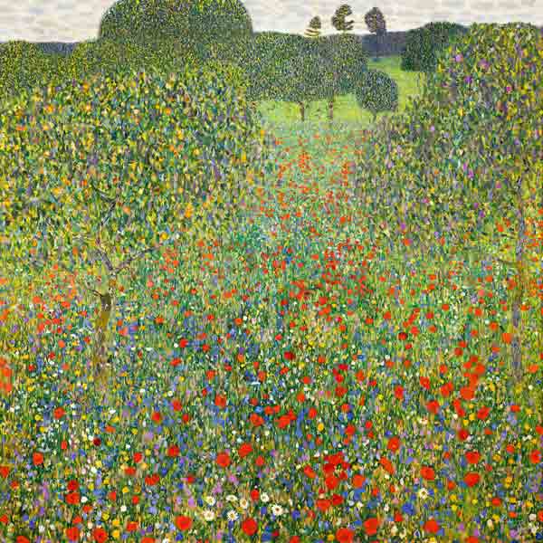 Mohnwiese von Gustav Klimt
