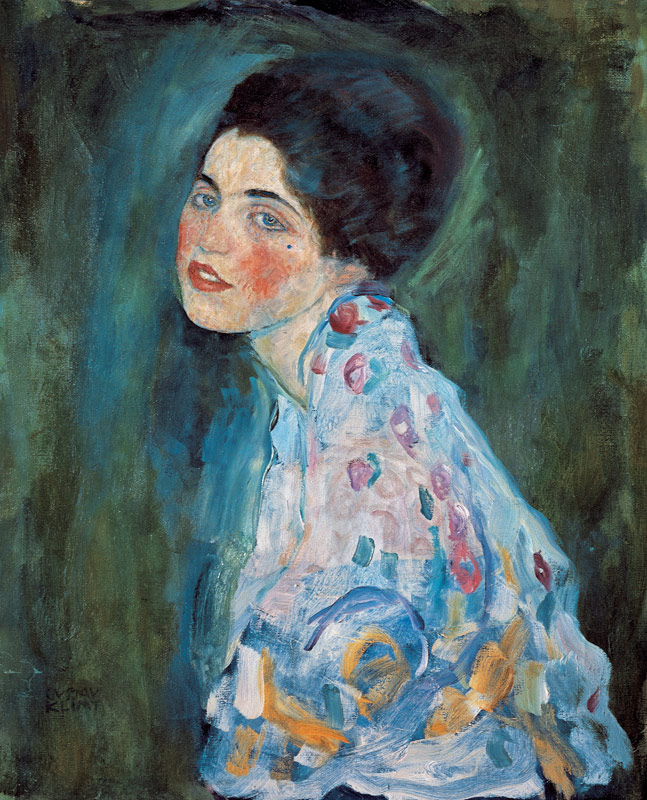 Portrait of a young woman von Gustav Klimt