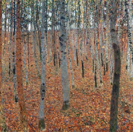 Birkenwald - Gustav Klimt