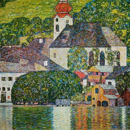 Kirche in Unterach am Attersee 1916