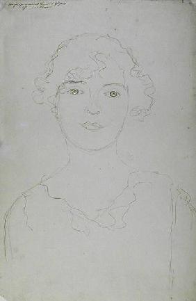 Portrait of a Woman 1916 cil o