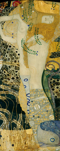 Wasserschlangen l von Gustav Klimt