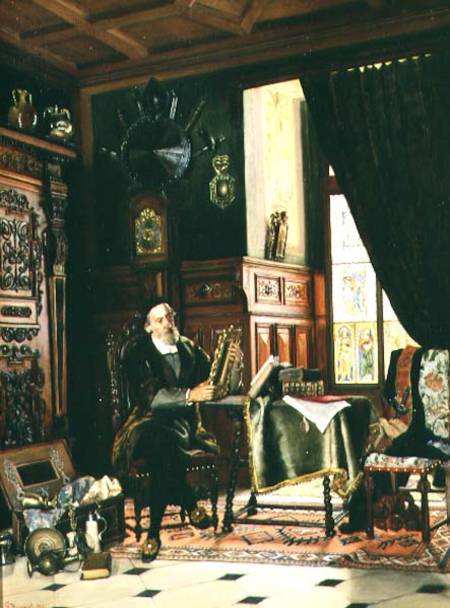 The Collector of Antiques von Gustav Koppel