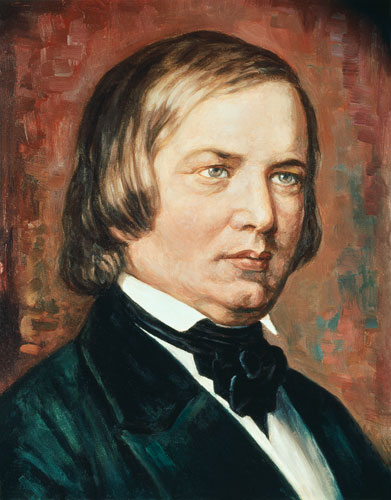 Portrait of Robert Schumann (1810-1856) von Gustav Zerner
