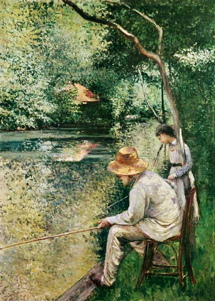 Angling von Gustave Caillebotte