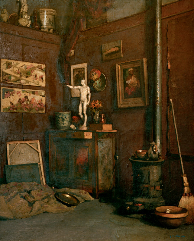 Intérieur d''atelier von Gustave Caillebotte