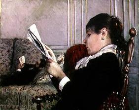 Interior, Woman Reading 1880
