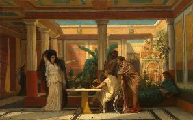 Der Probesaal im Hause eines Dichters der römischen Antike 1855