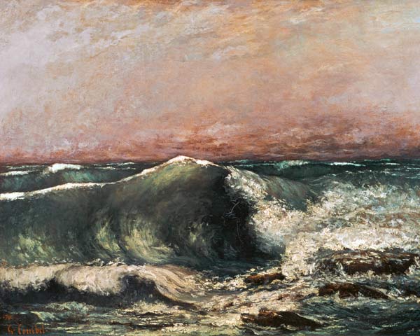 Die Woge von Gustave Courbet