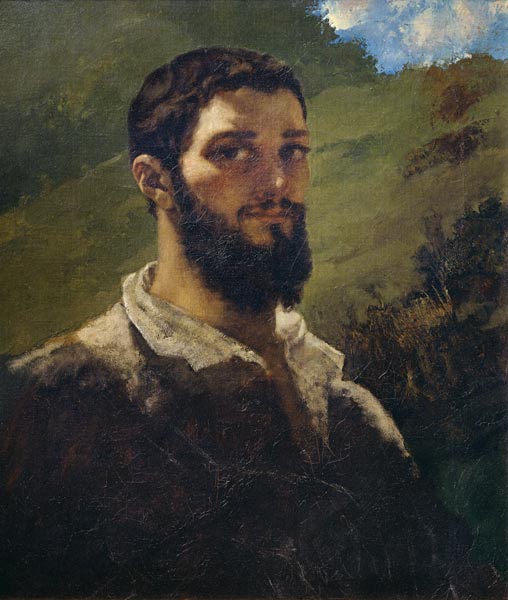 Selbstbildnis von Gustave Courbet