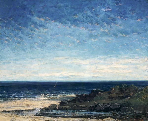 The Sea von Gustave Courbet