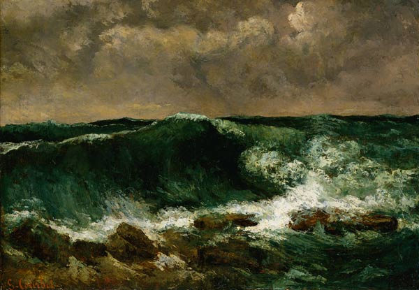 Die Welle von Gustave Courbet